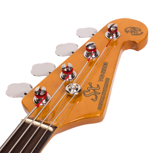 SX SJB62C+/T/3TS Бас-гитара, корпус: ольха, гриф: клен, 20 ладов, накладка: палисандр, контрорллеры: 2 громкость, 1 тон, цвет 3 Tone Sunburst фото 4