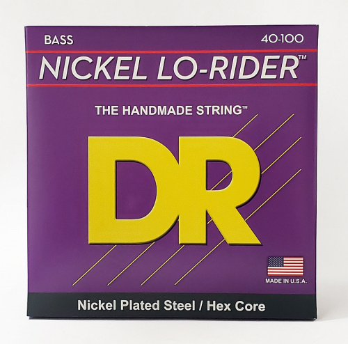 DR NLH-40 NICKEL LO-RIDER струны для 4-струнной бас-гитары никель 40 100
