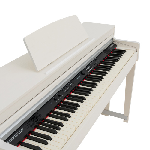 ROCKDALE Overture White цифровое пианино с автоаккомпанеметом, 88 клавиш, цвет белый фото 9