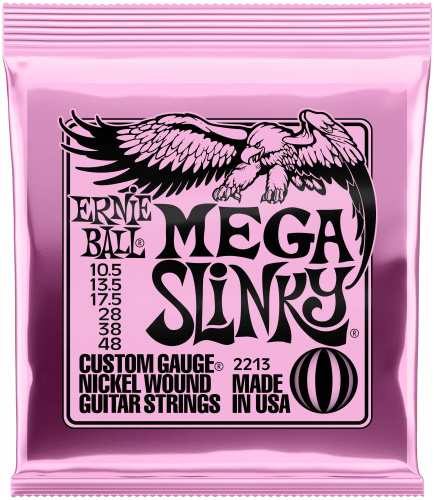 Ernie Ball 2213 струны для эл.гитары Nickel Wound Mega (10.5-13.5-17.5-28-38-48)