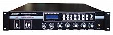 ABK PA-2312 Компактный радиоузел, 70/100В, 120Вт канал, вход:5мик, 1 AUX, циф.AM/FM тюнер, MP3, USB