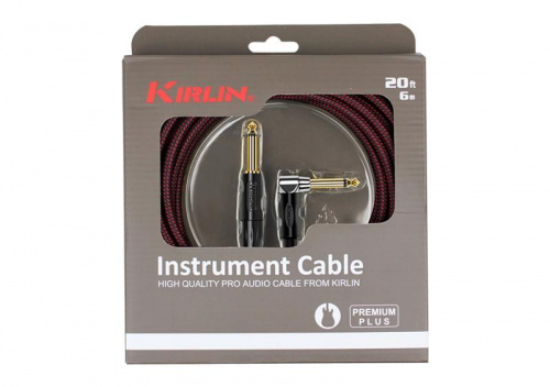 Kirlin IWB-202BFGL 6M BR кабель инструментальный Разъемы: 1/4" прямой моноджек 1/4" угловой мон фото 4