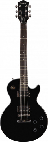 TERRIS TLP-039 BK электрогитара Les Paul, HH, 2V2T, цвет черный