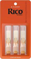 D'ADDARIO WOODWINDS RCA0315 RICO, 3 PAK, BB CLAR, 1.5 трости для кларнета, размер 1.5, 3 шт