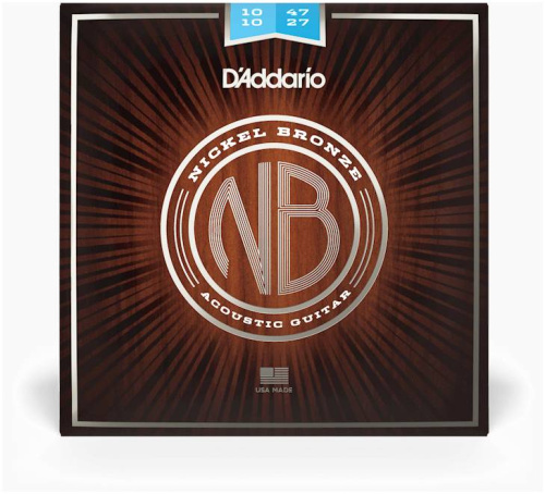 D'Addario NB1047-12 струны для 12-струнной акустической гитары, Light фото 3