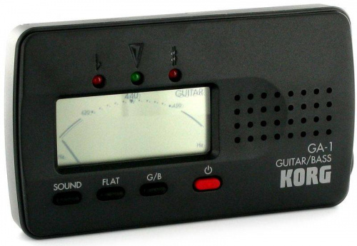 KORG GA-1 цифровой тюнер для гитары/бас-гитары. Жидкокристаллический псевдо-стрелочный дисплей с повышенным разрешением и точностью. Эксклюзивный режи фото 11