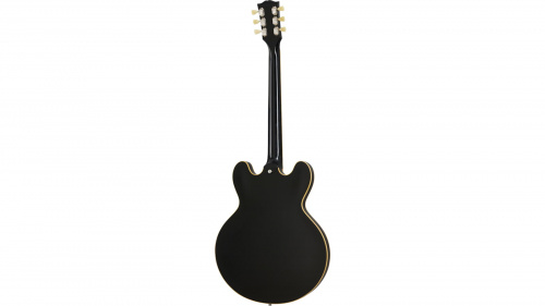 GIBSON ES-335 Vintage Ebony полуакустическая гитара, цвет черный, в комплекте кейс фото 2