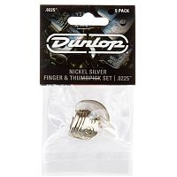 Dunlop 33P0225 Nickel Silver Fingerpick 5Pack когти, толщина 0.225 мм, 5 шт.
