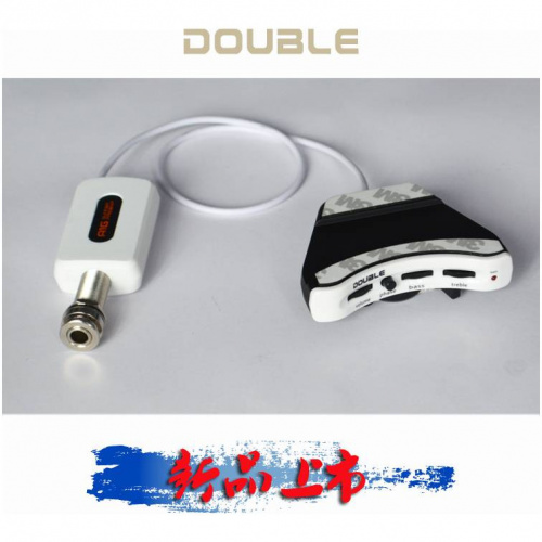 X2 DOUBLE A1G пьезозвукосниматель для акустической гитары, громкость, бас, регуляторы громкости и фото 9