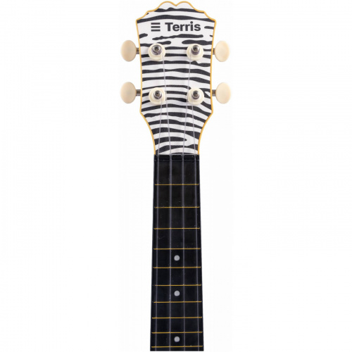 TERRIS PLUS-70 FINGERPRINT укулеле сопрано, рисунок отпечаток пальца, пластик фото 3