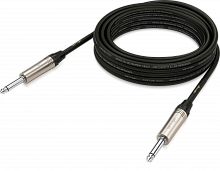 Behringer GIC-600 инструментальный кабель джек моно 6.3мм/джек моно 6.3мм, 6.0 м, 1 x 0.22 mm?, черный