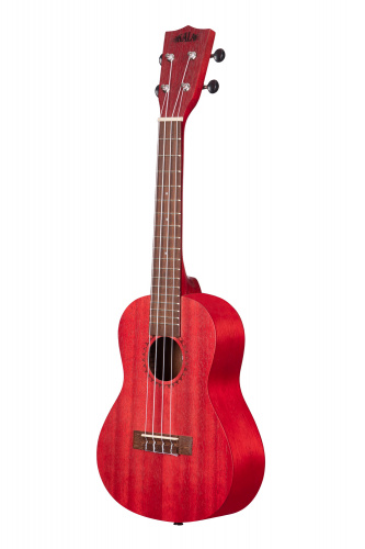 KALA KA-MRT-RED-C укулеле концерт, корпус - меранти, цвет - красный фото 3