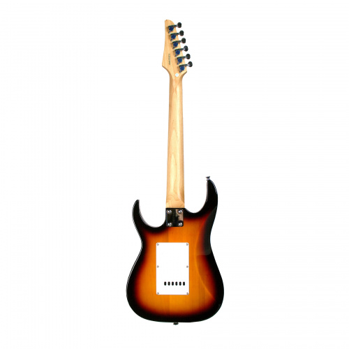REDHILL STM100/VS эл. гитара уменьш., Superstrat, 600мм, H+H, 1V/1T/5P, тополь+клен, цвет санберс фото 5