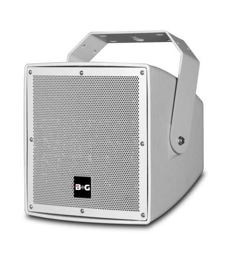 BG IP208T Акустическая система, 2-х полосная, 150Вт, 8ом, рупорная, LF1x8", HF1x3/4", 80-18000Гц, с трансформатором, цвет - серый, скоба для подвеса, 