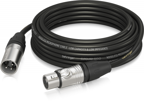 Behringer GMC-1000 микрофонный кабель XLR female—XLR male, 10.0 м, 2 x 0.22 mm, диаметр 6 мм, черны
