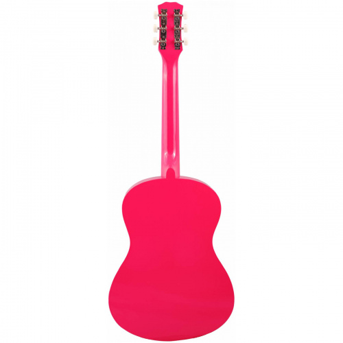 DAVINCI DF-50A NP гитара акустическая шестиструнная, цвет неоново-розовый фото 2