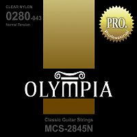 Olympia MCS2845N струны для классической гитары чистый нейлон нормальное натяжение посеребренная