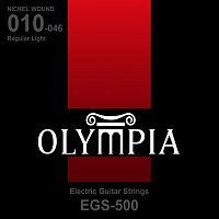 Olympia EGS500 струны для эл.гитары Nickel Wound (10-13-17-26w-36-46)