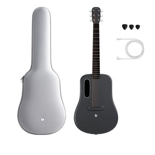 Lava ME 3 36 Space Gray трансакустическая гитара с чехлом, 36", цвет серый фото 3