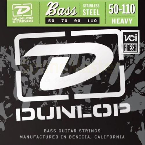 Dunlop DBS50110 струны для бас гитары сталь 50-110
