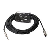 Invotone ACM1010BK Микрофонный кабель mono jack 6,3 — XLR3F, длина 10 м (черный)