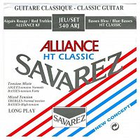Savarez 540ARJ Alliance HT Classic Red/Blue medium-high tension струны для кл. гитары карбон