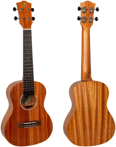 FLIGHT ANTONIA CE укулеле со звукоснимателем, концерт, SOLID TOP махагони, натуральная, чехол в ко фото 2