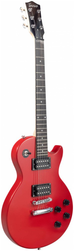 TERRIS TLP-039 RD электрогитара Les Paul, HH, 2V2T, цвет красный фото 3