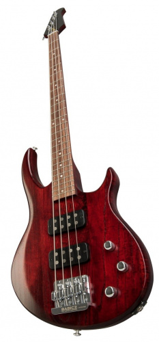 GIBSON 2019 EB Bass 4 String Wine Red Satin бас-гитара, цвет красный в комплекте кейс фото 5