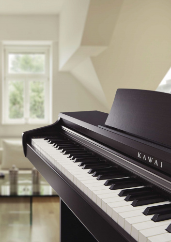 Kawai KDP110 R цифровое пианино, 88 клавиш, Bluetooth, цвет: палисандр матовый фото 2