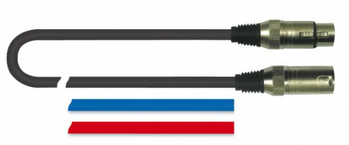 QUIK LOK CM175-2 микрофонный кабель с низким уровнем шума (NOISE-FREE CM680), разъёмы XLR F - XLR M, 2м.