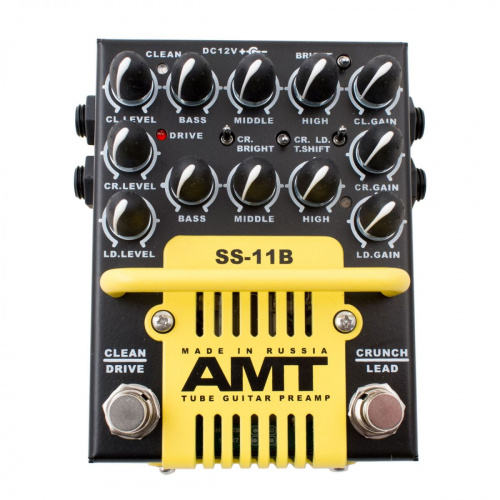 AMT SS-11B (MODERN ) Гитарный ламповый преамп, б/п 12В в комплекте