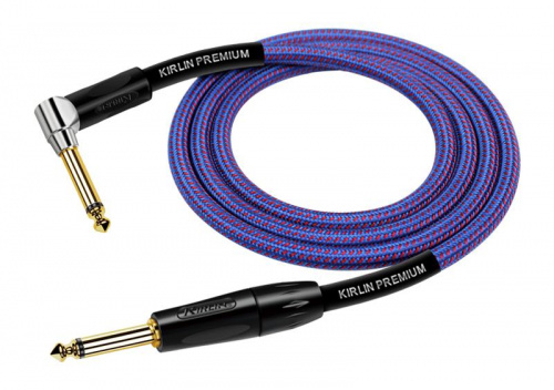Kirlin IWB-202BFGL 3M RO кабель инструментальный Разъемы: 1/4" прямой моноджек 1/4" угловой мон фото 3