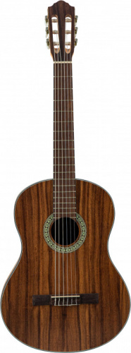 FLIGHT C-110 TEAK 4/4 классическая гитара 4/4, верхн. дека-тик, корпус-тик, цвет натурал