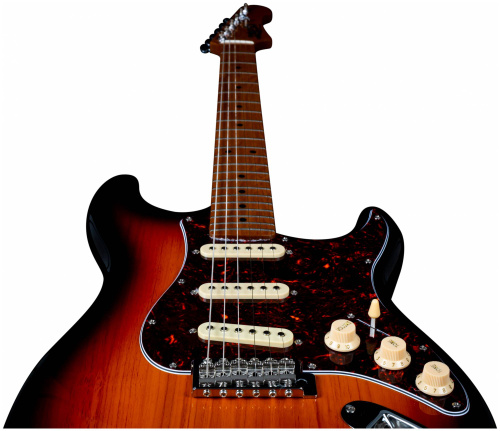 JET JS-300 SB электрогитара, Stratocaster, корпус липа, 22 лада,SSS, tremolo, цвет SB фото 10