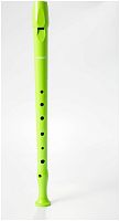 HOHNER B95084LG Блокфлейта сопрано, немецкая система, пластик, 1 часть, цвет зеленый