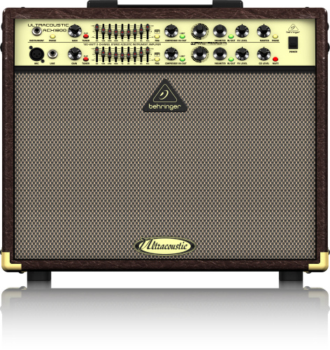Behringer ACX1800 комбоусилитель для акустических инструментов 180 Вт 2x8" фото 2