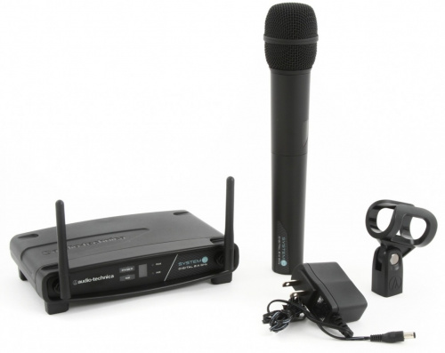 AUDIO-TECHNICA ATW1102 Ручная радиосистема, 8 каналов 2.4 MHz с ручным динамическим микрофоном фото 3