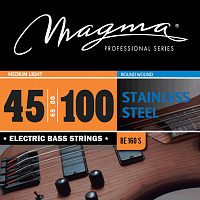 Magma Strings BE160S Струны для бас-гитары Серия: Stainless Steel Калибр: 45-65-80-100 Обмотка:
