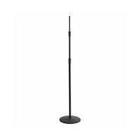 OnStage MS9312 микрофонная стойка, прямая, круглое основание, регулируемая высота,черная