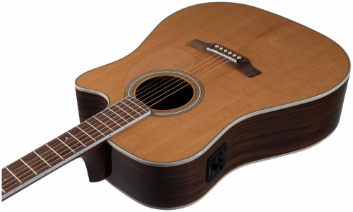 ADLER DCE100-SR Гитара электроакустическая шестиструнная фото 5