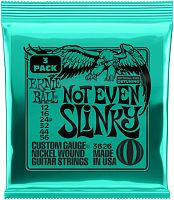 ERNIE BALL 3626 набор из 3х комплектов для эл. гитары Nickel Wound Not Even Slinky (12-56)