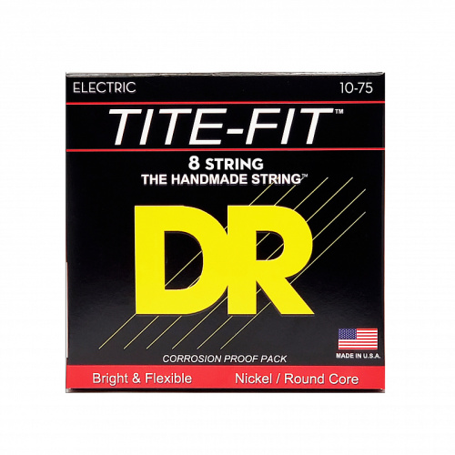 DR TF8-10 TITE-FIT струны для 8-струнной электрогитары 10 75