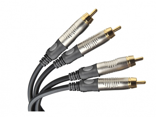 Die HARD DHT505 Проф. аудио кабель, стерео, 2х RCA — 2х RCA, длина 1.8 м