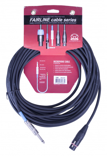 Superlux SFM10FP небалансный сигнальный кабель 10 м, XLR3F - 6.3 мм (1/4") моно джек, 0,20 мм