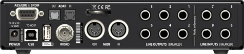 RME Fireface UCX II интерфейс USB 40-канальный (ADAT, AES, SPDIF, аналог), 192 кГц. Полурэковый корпус фото 2
