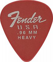 FENDER 351 DURA-TONE 0.96 12 PK FRD медиатор 0.96 мм, цвет красный