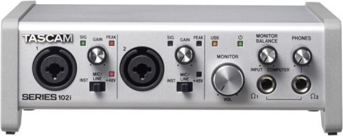 Tascam SERIES 102i USB аудио/MIDI интерфейс (10 входов, 4 выхода) Ultra-HDDA mic-preamp, с DSP и микшером