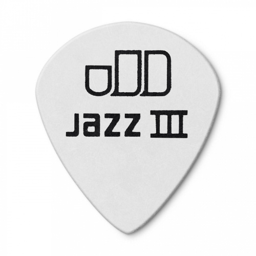 Dunlop Tortex White Jazz III 478P073 12Pack медиаторы, толщина 0.73 мм, 12 шт. фото 3