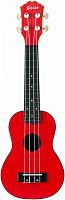 TERRIS PLUS-50 RD укулеле сопрано, красный, пластик